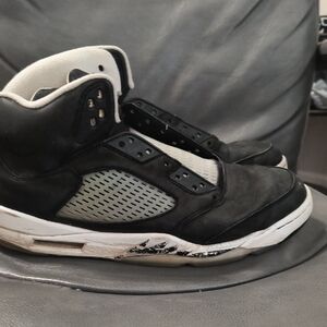 Jordan Black and Gray Sneakers
